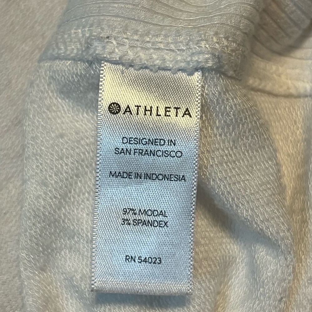 Athleta Nirvana Pranayama Hooded Wrap Cardigan‎ - White - Size Small - Picture 4 of 5